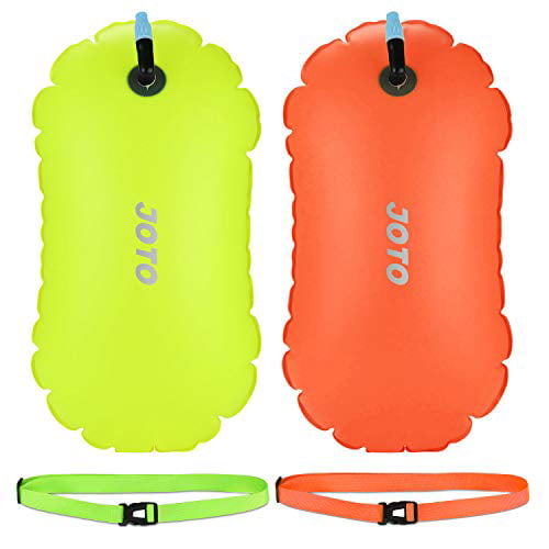 Swim Buoy Float with Adjustable Waist Belt for Open Water Swimming JOTO 2 Pack 