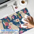 thumbnail image 4 of Long Mouse Pads for Desk,Golden Retriever and Pioneer Flower Desk Mats on Top Of Desks, Desk Mouse Pad Extra Large with 3mm Non-Slip Base and Stitched Edge for Gaming,Office,Work,Home 35.4"x15.7", 4 of 6