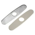 thumbnail image 4 of 10 Inch Sink Hole Cover, Deck Plate Escutcheon for 1 or 3 Hole Kitchen Faucet, Tap Hole Cover Brushed Silver, 4 of 5