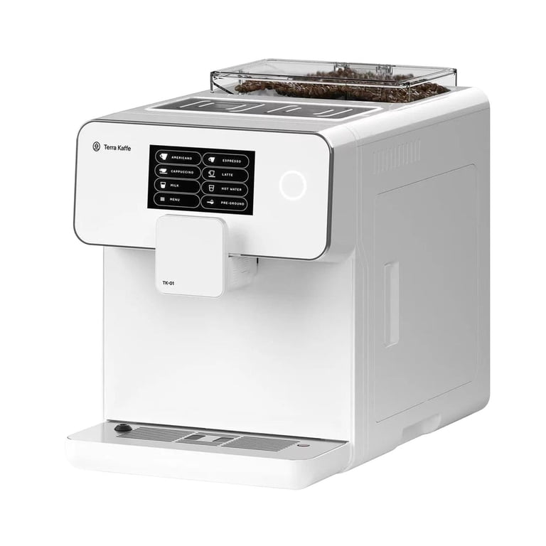 Restored Terra Kaffe TK-01 Super-Automatic Espresso Machine White