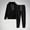 Black, variant on Sweatsuits Women 2 Piece Outfit,2024 Fall Lounge Sets Long Sleeve Pullover Tops and Long Pants Tracksuit with Pockets