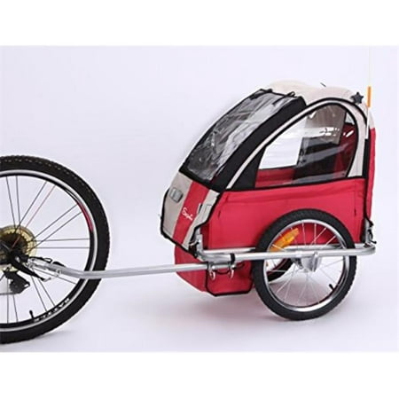 sepnine bt-505-red single seat baby trailer only, (Best Single Bike Trailer)