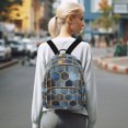 thumbnail image 7 of FORMRS Mini Backpack Purse for Women Travel Daypack Casual Shoulder Bag, Elegant Hexagon Pattern, 7 of 7