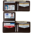 thumbnail image 3 of Alpine Swiss Connor Executive Bifold Wallet | Business Passcase for Men | Premium Leather | Dual ID Windows | RFID Blocking | Gift Box Included, 3 of 7