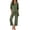 Army Green, variant on Lounge Sets for Women Comfy Pajamas Set 2 Piece Outfits Short Sleeve Tops and Wide Leg Pants with Large Pockets