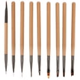 thumbnail image 1 of Shisuyan Nail Art Brushes Set Plastic Artificial Fiber 9Pcs 6.7X2.8X0.3In, 1 of 8