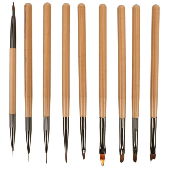 JMXIANG 1 set Nail Art Brush Set Manicure Tools for Nail Thin Nail Brushes for Gel Polish Nail Liner Brushes Nail Art Supplies for Salons