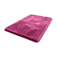 thumbnail image 2 of Soft Plush Shaggy Bath Mat Red 15.7x23.6 in Non Slip Absorbent Quick Dry Microfiber Bathroom Rug Machine Washable Floor Carpet, 2 of 7
