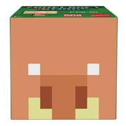Minecraft Piglin Mini Action Figure, Mob Head Minis Toy with Pixelated Design