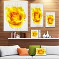 thumbnail image 3 of Belle Rose en Aquarelle Jaune - Impression sur Toile Florale, 3 of 4