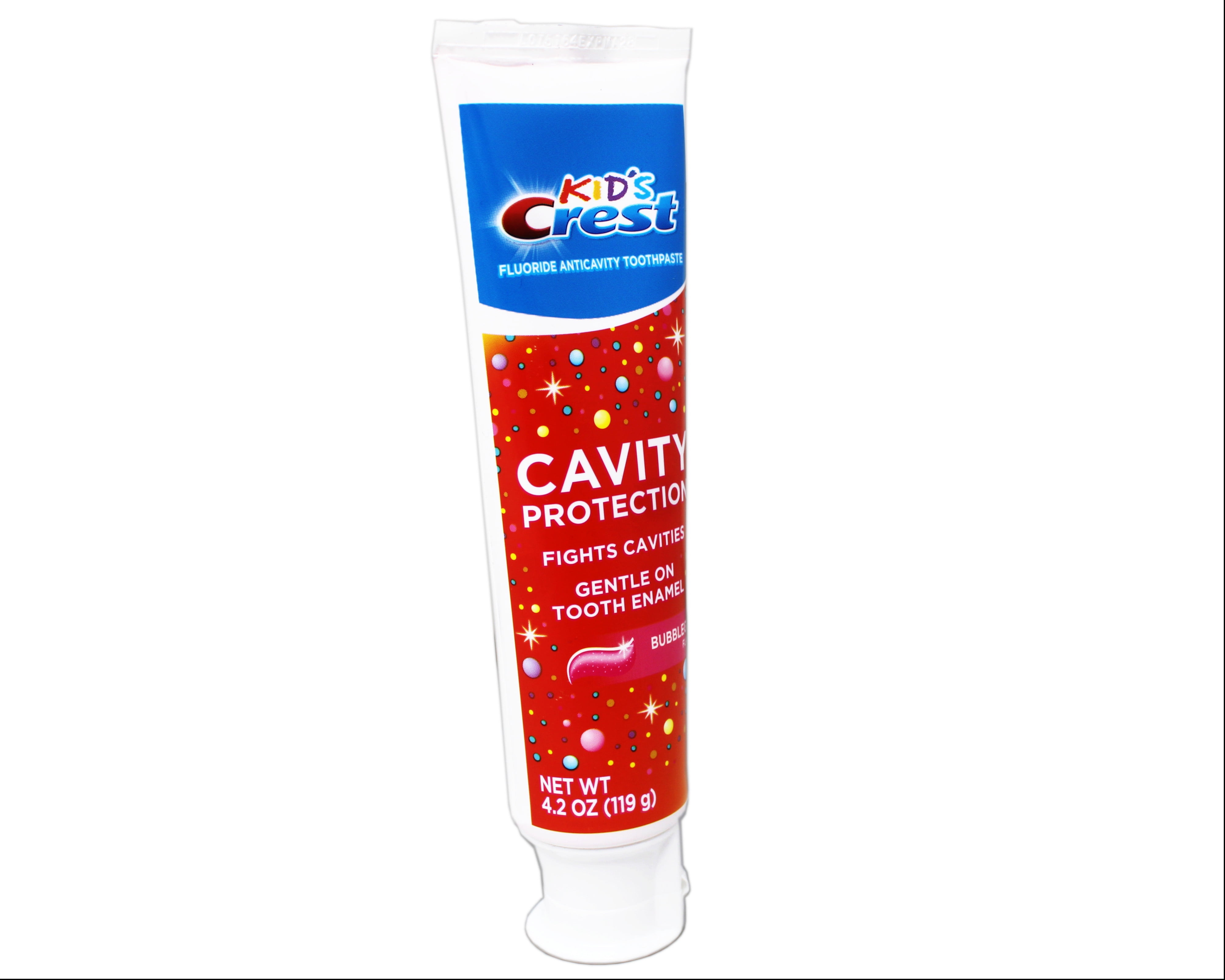 Crest Kid's Toothpaste Cavity Protection Gel Formula, Bubblegum, 4.2 Ounce - 5 Pack