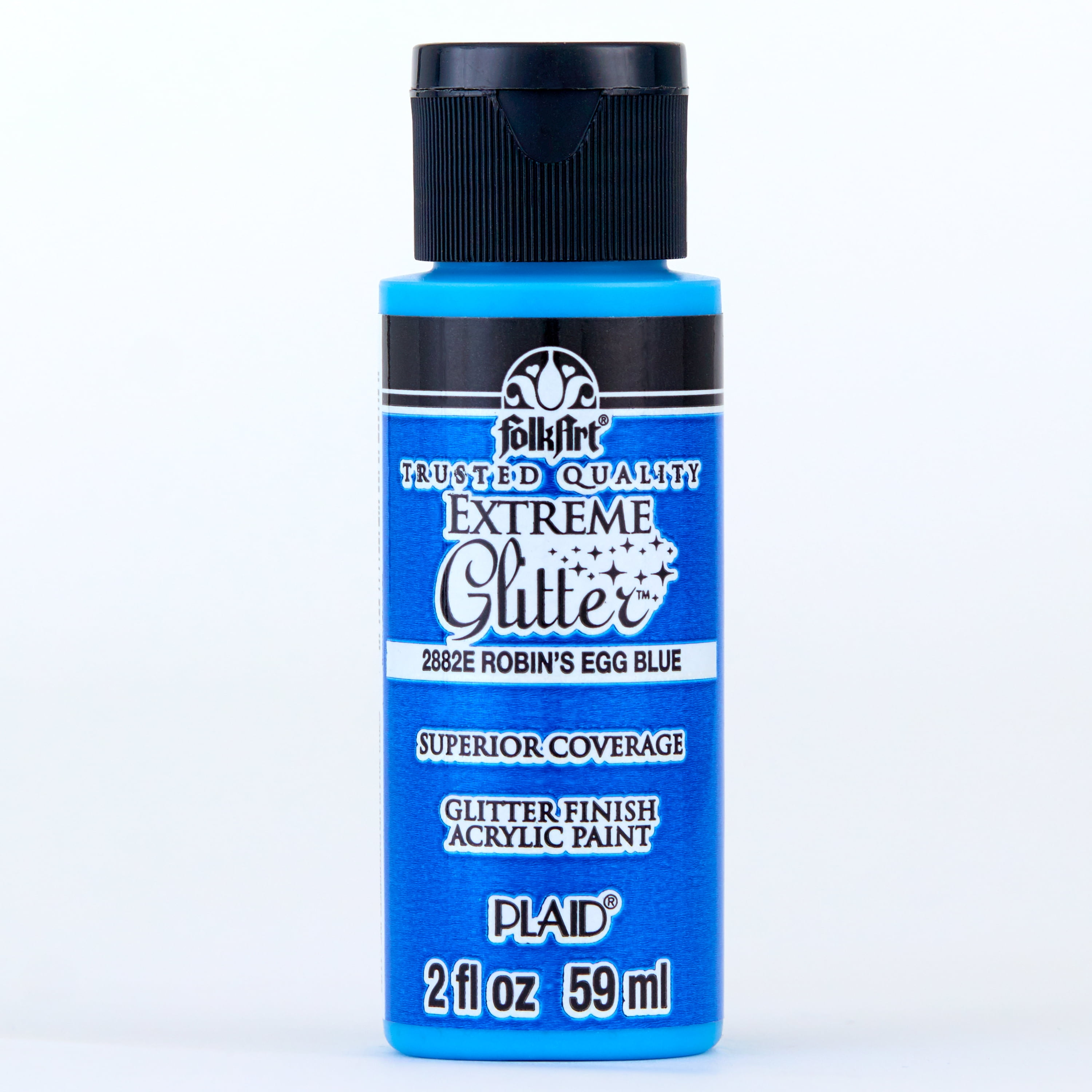 FolkArt 2882E Extreme Glitter Acrylic Paint, Glitter Finish, Robin's