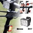 thumbnail image 1 of High-Visibility Front And Rear Light for Night Riding Rechargeable USB Quick-Release Installation Multiple Light Modes for Outdoor Cycling Enthusiasts, 1 of 6