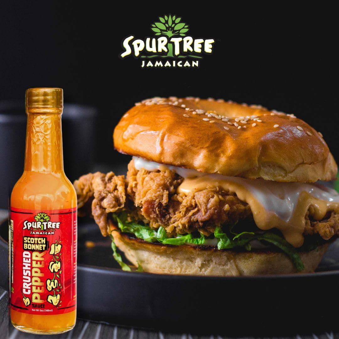 Spur Tree Jamaican Scotch .. Bonnet Pepper Sauce â€“ .. Scotch Bonnet Hot Sauce .. for an Authentic Jamaican .. Experience â€“ Scotch Bonnet .. Peppers to Spice Up .. Your Dish (5 Oz, .. 3 Pack)