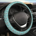 thumbnail image 5 of Kdxio Sea Otters Family In Blue Water Print Elastic Stretch Steering Wheel Cover,Auto Steering Wheel Cover,15 Inch Anti-Slip,Warm in Winter and Cool in Summer,Fit Suvs,Vans Cars,Trucks, 5 of 7
