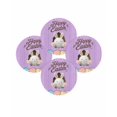 thumbnail image 7 of 15 Inch Round Placemats Set of 4, Purple Easter Non Slip Heat Insulation PP Table Mats, Spring Cartoon Bunny Colorful Eggs Wood Grain Washable Place Mats for Kitchen Dining Party Table Decor, 7 of 7