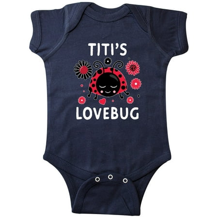 

Inktastic Valentine s Day Titi s Lovebug Gift Baby Boy or Baby Girl Bodysuit
