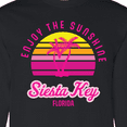 thumbnail image 4 of Inktastic Summer Enjoy the Sunshine Siesta Key Florida in Pink Long Sleeve T-Shirt, 4 of 5