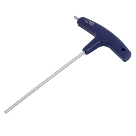 

Unique Bargains 1/8-inch S2 Tool Steel Polished Chrome Hex Key Wrench w T-Handle 155mm Length