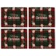 thumbnail image 1 of Mantel individual navideño de invierno, resistente al calor, lavable, limpio, mantel individual de cocina, centro de mesa, 1 of 5