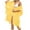Yellow, variant on yillto Women's Chiffon Cover up Ruffle Short Sleeve Open Front Cardigan Summer Beach Protection Coverups