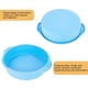 thumbnail image 4 of Molde de silicona para tartas de 9 pulgadas Nikou, forma redonda, varios moldes para hornear para horno (azul), 4 of 9