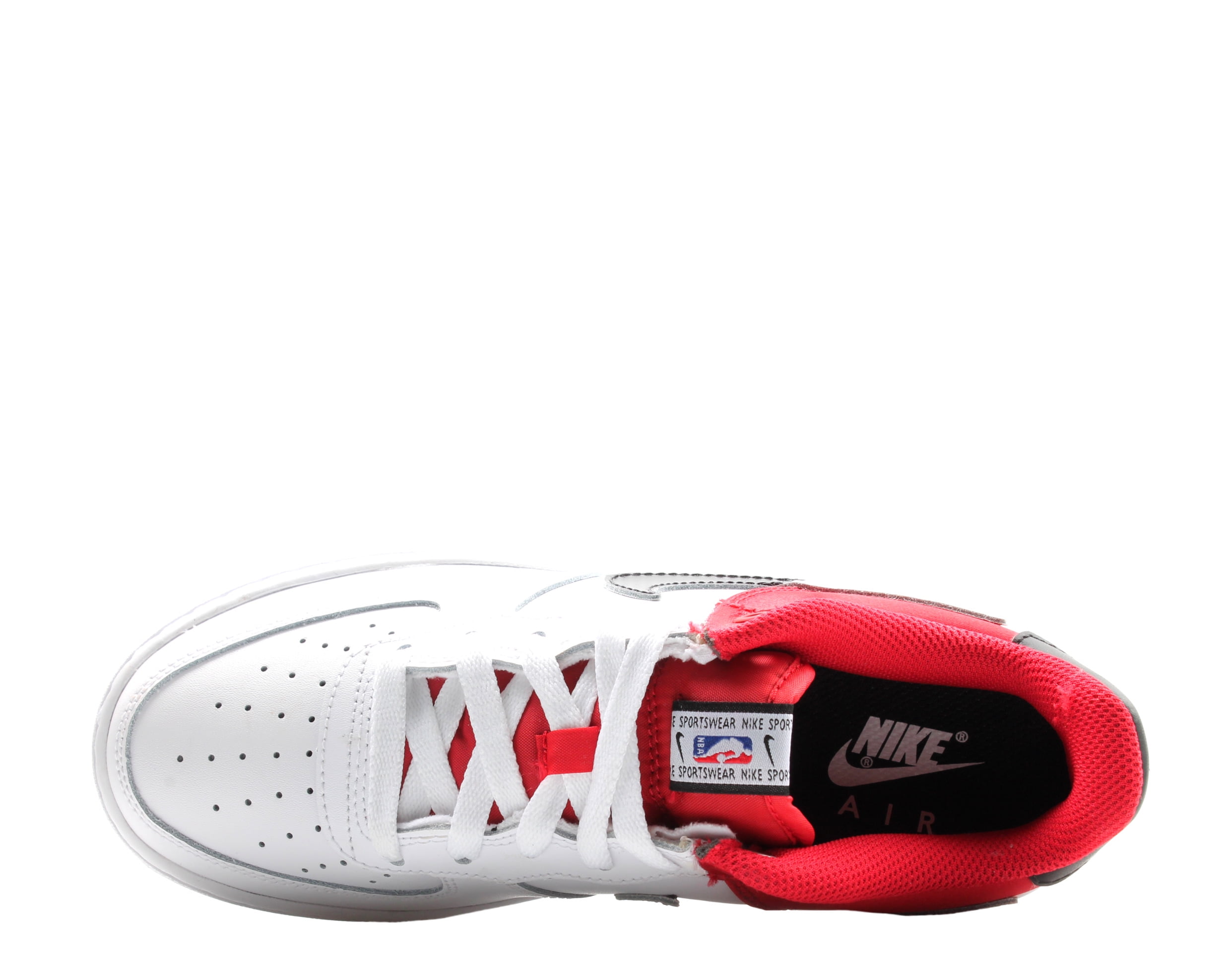 Nike Air Force 1 LV8 (GS) Big Kids' Shoes Habanero Red-White-Black
