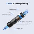 thumbnail image 4 of Bomba de aire FLEXTAILGEAR Zero Pump para inflables, 35 ml, recargable, 4 of 9