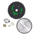 thumbnail image 2 of Disco para Paisajismo con 9 Pulgadas 20 Dientes Y 10 Pulgadas 80 Dientes Disco de Carburo para Hierba Compatible con Cortadoras Adecuado para Ja, 2 of 9