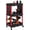 Black and Red, variant on Queip 3-Tier Rolling Tool Cart with Wheels, 22.2" W x 18.7" D x 35" H Capacity Plastic Utility Cart with Side Shelves, Mobile Service Tool Organizer for Garage, Warehouse, Workshop-Black and Red
