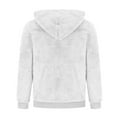 thumbnail image 6 of DODADAWANJ Men's Fuzzy Fleece Hoodies Quarter Zip Hooded Sweatshirt Big and Tall Pullover Hoodies for Resort Camping Casual S, 6 of 8