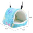 thumbnail image 4 of Hamster Bed Nest Star Pattern Warm Soft Hamster Hanging House Small Animal Bed, 4 of 8