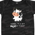 thumbnail image 4 of Inktastic Sorry, I'm a Bit MOOdy Today Cute Cow Pun Boys or Girls Baby Bodysuit, 4 of 5