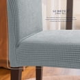 thumbnail image 4 of Subrtex Stretch Textured Plaid Dining Chair Slipcover, 4 of 6