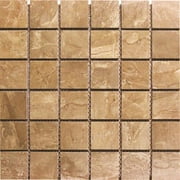 Onyx Royal 12 in. x 12 in. x 10mm Polished Porcelain Mesh-Mounted Mosaic Floor and Wall Tile (8 sq. ft. / case)