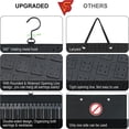 thumbnail image 4 of Decodeary Hanging Organizer Wall Mounted Display Holder Lightweight Solid Felt Portable Jewelry Packaging Bracelet Home, 4 of 6