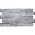 thumbnail image 3 of AG Trade Dundee Deco Grey Flagstone PVC 3D Wall Panels, Decorative Wall Paneling 5.6 sq ft; 39" x 20", 3 of 4