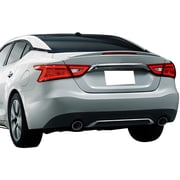 Ikon Motorsports Compatible with 16-23 Nissan Maxima OE Premium Style Rear Trunk Spoiler Wing & LED Brake Light 2016 2017 2018 2019 2020