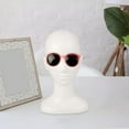 thumbnail image 6 of Mannequin Head Stand Model Hairpiece Stand Lightweight Manikin Head Glasses Hat Display for Styling Hairpieces Barbershop Jewelry Headphone Style A, 6 of 9