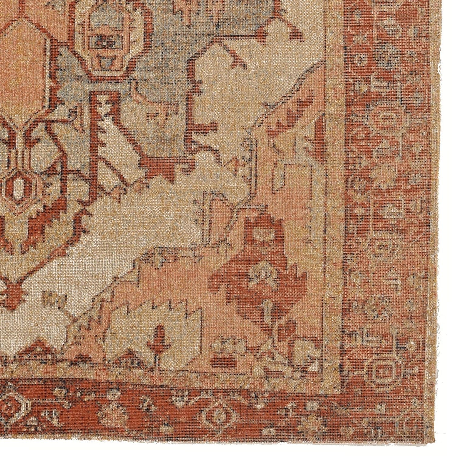 Great Zero Garron Ivory & Rust 8' x 10' Area Rug