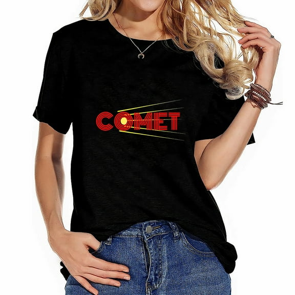 Comet Halt And Catch Fire Fun and Chic Women's Top with Unique Graphic Design