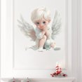 thumbnail image 4 of Ganfancp 11.8Inch Jesu Angel Baby Boy Wall Sticker Living Room Bedroom Outdoor Self-Adhesive Pvc Stickers Ofertas Flash 1* Pegatina Ángel, 4 of 6