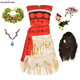 thumbnail image 2 of Vestido de Moana, ropa de cosplay para niñas, disfraz de princesa para fiesta de cumpleaños para niños con collar, conjuntos de pollito y cerdo para mascotas, vestidos para niños, 2 of 5
