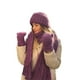 thumbnail image 3 of Sunloudy - Guantes tejidos para mujer, gorro, bufanda, suave, cálido, para invierno, color sólido, accesorios de moda para clima frío Sunloudy  moda, 3 of 7