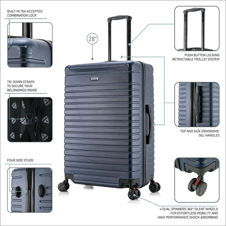 InUSA Deep Lightweight Hardside Spinner Luggage