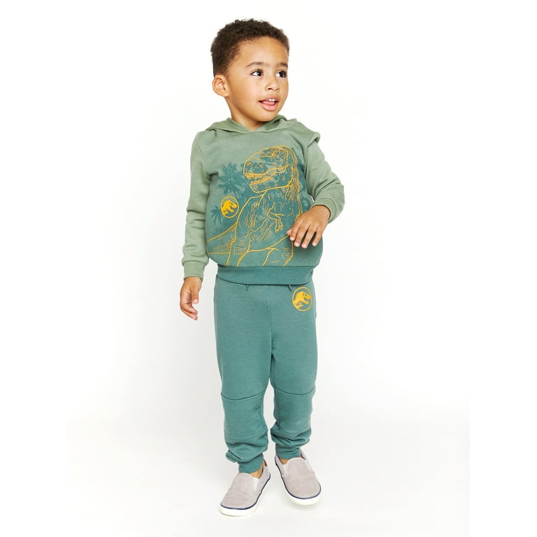 Jurassic World Baby and Toddler Boys Fleece Hoodie and Joggers 2