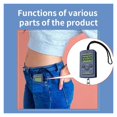 thumbnail image 4 of Multifunctional Mini 40kg/10g Electronic Hanging Fishing Luggage Balanca Portable Hook Scale, 4 of 6