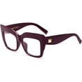 thumbnail image 1 of FEISEDY Lunettes Carrées Surdimensionnées pour Femmes B2475, 1 of 6