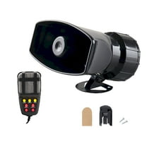 12V/24V Loud Car Horn with 3/5/7 Sound Options, Multi-Tone Speaker System for Truck, Boat, Motorcycle, Suv, Or Vehicle Alarm Upgrade