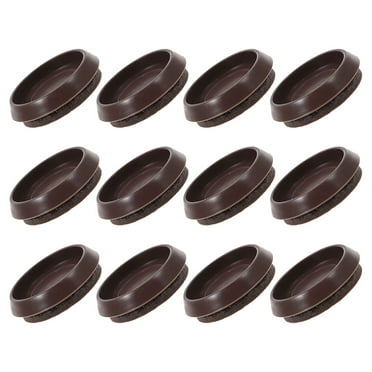 12 Pcs Fixed Caster Cup Furniture Coasters Protectors Felt Pads Flooring Casters Chair Feet